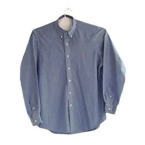 Ralph Lauren Men's‎ Gingham  Checked Shirt With Logo Size Large